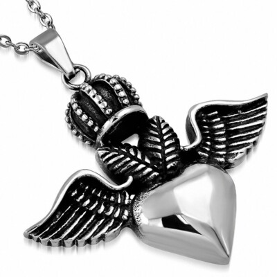 Cupimatch Collar De Hombre Con Cadena De Acero Inoxidable Con