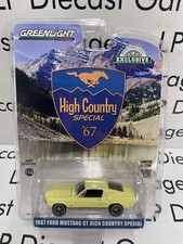GREENLIGHT 1967 Ford Mustang GT High Country Special Yellow 1:64 Diecast Hobby