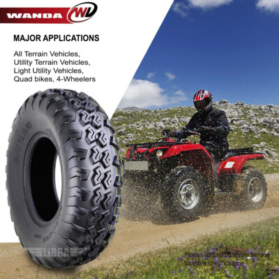 WANDA Sport ATV Tire Set (21x7-10 Front & 20x10-9 Rear) - Fits Yamaha Raptor 350/660/700