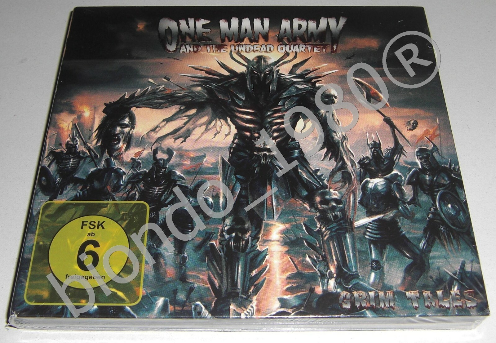 ONE MAN ARMY AND THE UNDEAD QUARTET: Grim Tales CD+DVD Digipack 2008 The Crown