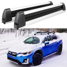 Snowboard Skis Top Roof Rack Carrier Cross Bars Lock For Subaru Ascent 2019-2024 Snowboard Skis Top Roof Rack Carrier Cross Bars Lock For Subaru Ascent 2019-2024