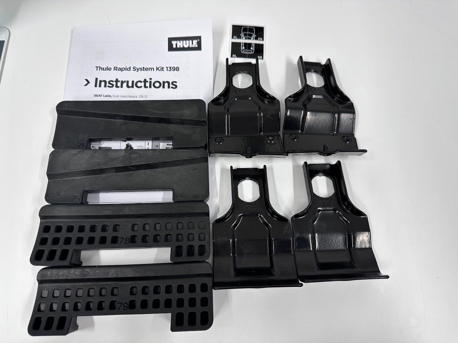 THULE FITTING KIT 1398 Fits SEAT León, 5-dr Hatchback, 05-12