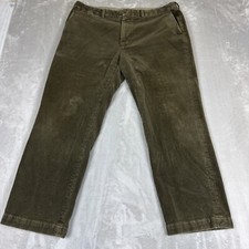 Vintage Polo Ralph Lauren Pants Men's Size 40x30 Green Corduroy Trouser Preston