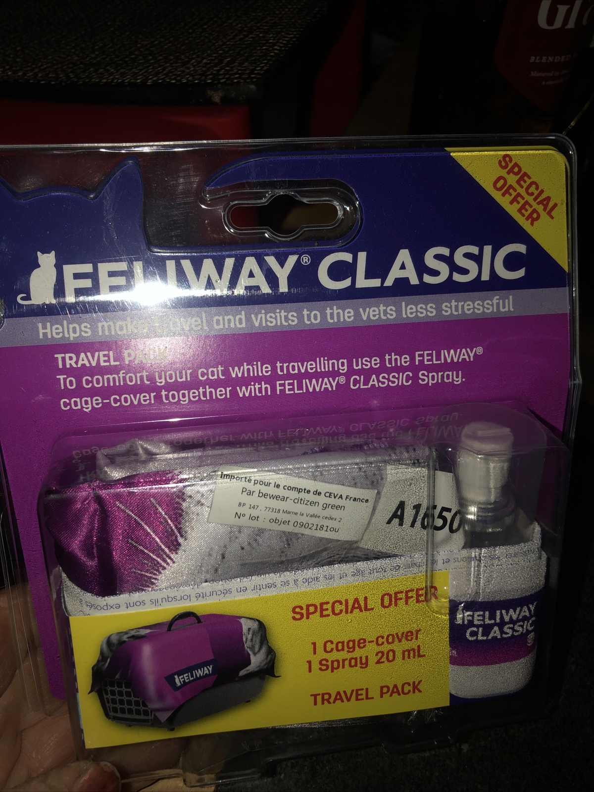 feliway travel pack