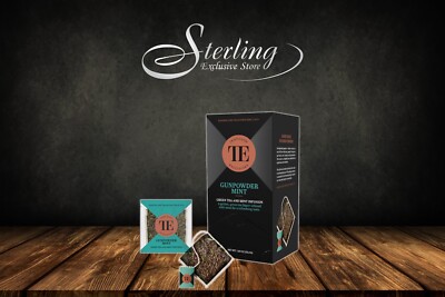 TE Teahouse Exclusives Luxury Tea Bag Gunpowder Mint 15x3,5g Grüntee mit Minze