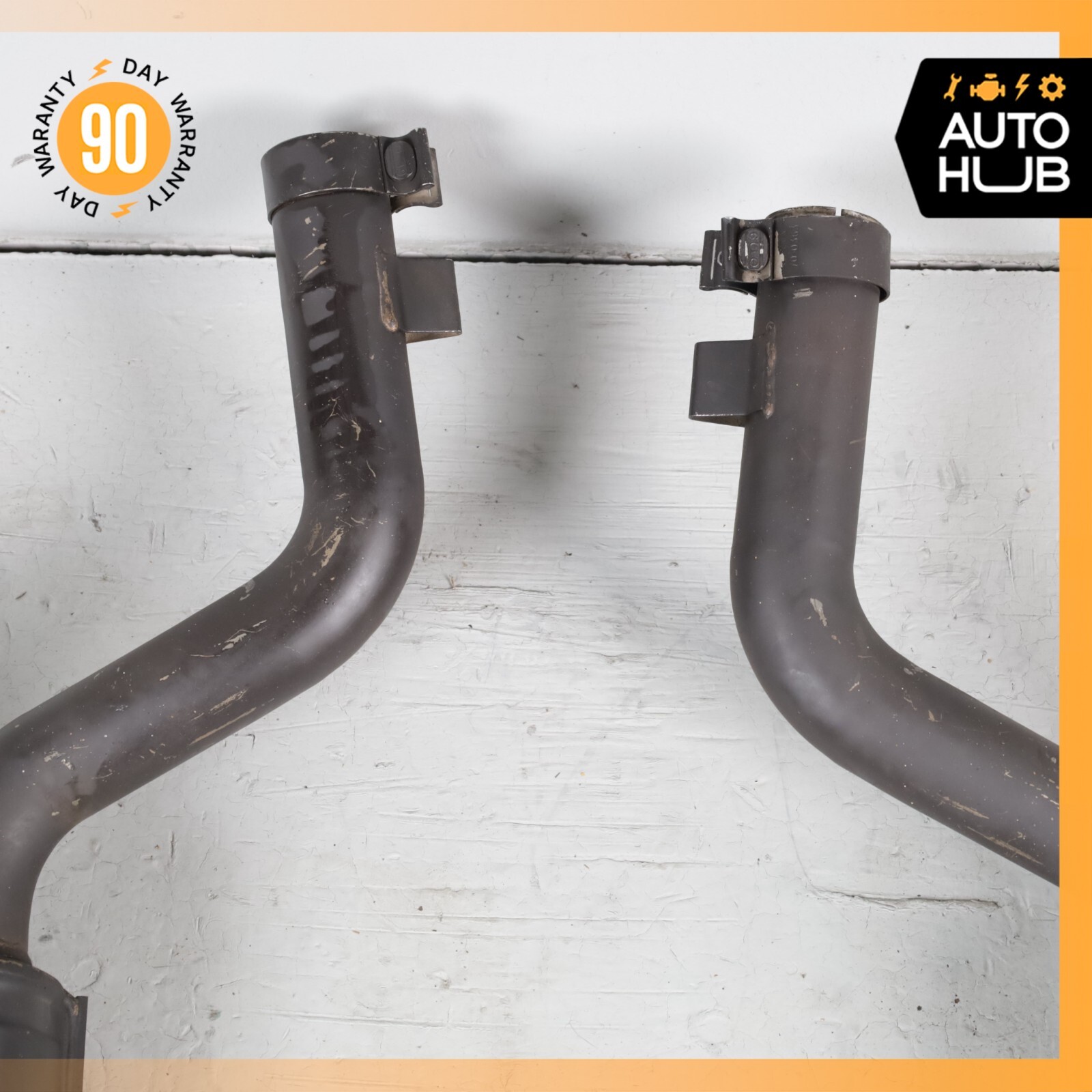 Maserati Quattroporte M139 Exhaust Mufflers Dual Tips Left & Right Side Set OEM