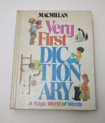 Very First Dictionary by Pan Macmillan A Magic World of Words 1990 Hardcover