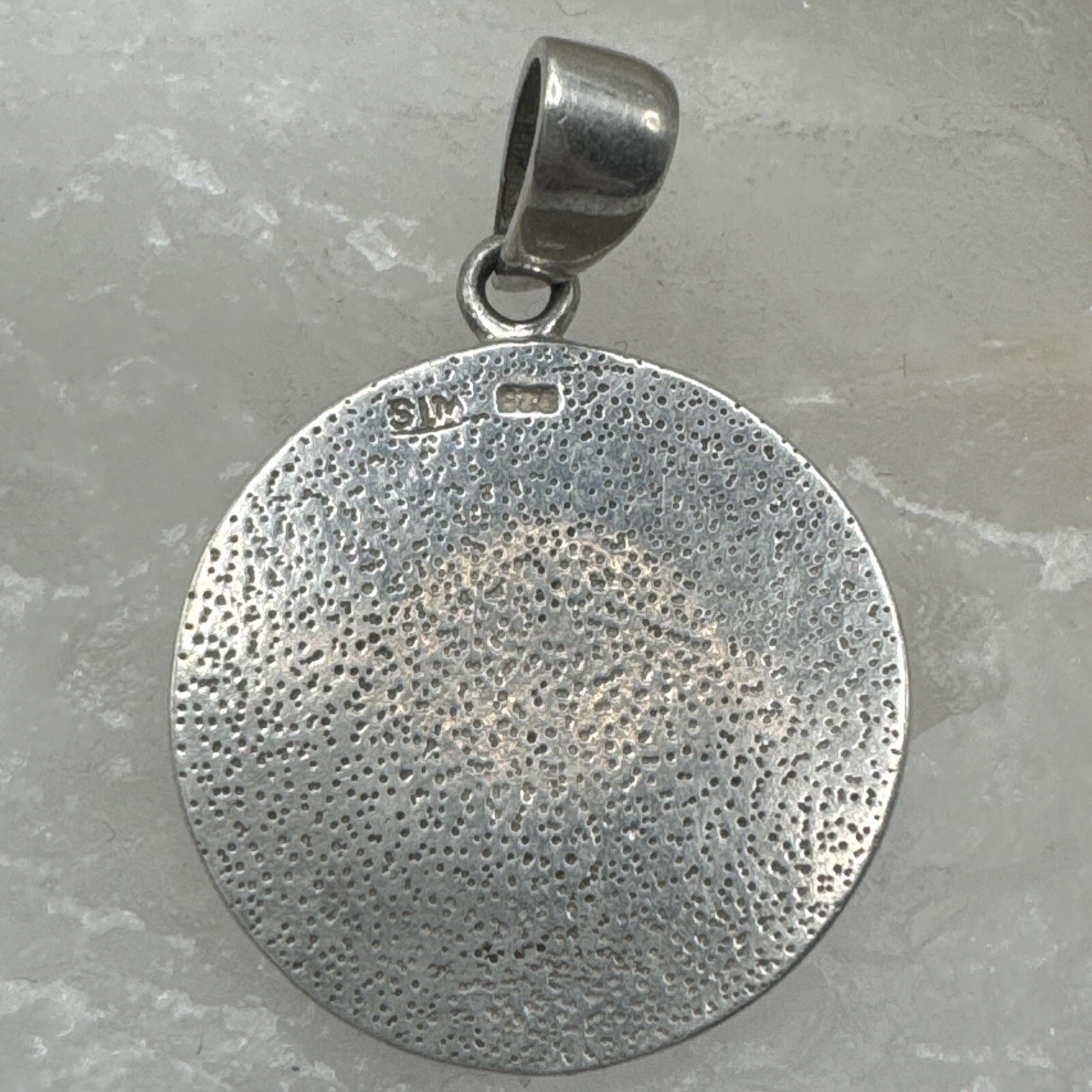 Solid Sterling Silver 925 Sunshine Sun Pendant 7.… - image 4