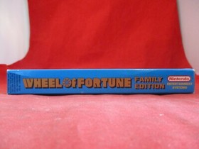 Wheel of Fortune Family Edition Nintendo Entertainment System NES COMPLETE Box T