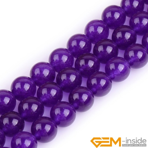 Assorted Round 10mm Smooth Gemstone Loose Beads For Jewellery Making Strand 15'' - Picture 91 of 290