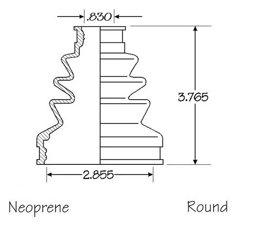Juego de 4 kit de arranque eje CV delantero interior exterior para Honda Civic 1993-1995 Foto 4 de 4