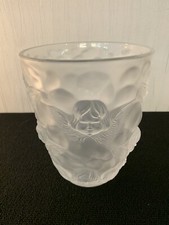 Vase Engelsputten Kristall- Stil Lalique