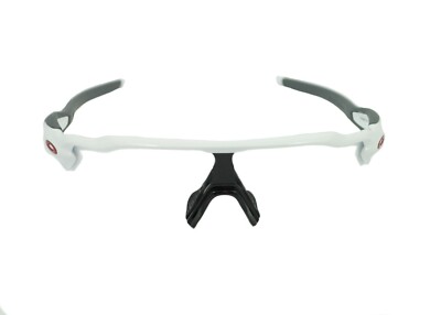 Oakley Radar EV Polished White Red Icons Grey Ear Socks Frame Only