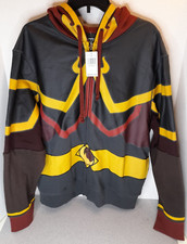 NICKELODEON AVATAR Last Airbender Fire Nation Movie COSPLAY Zip Hoodie NEW XL