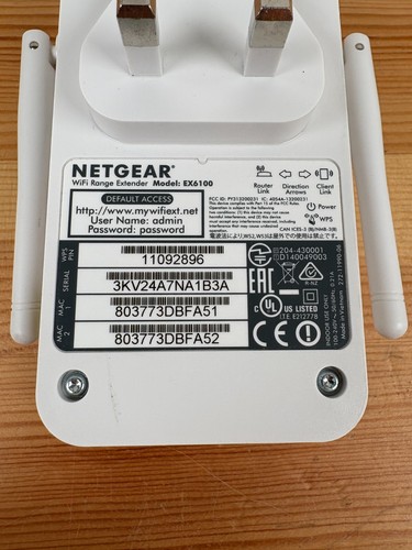 Netgear Wi-Fi Range Extender EX6100 - Dual Band Internet Plug 750Mbps AC750 - Picture 3 of 9