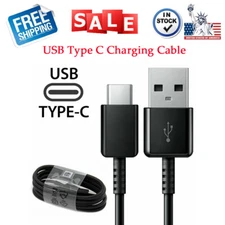 Universal USB Type C Fast Charging Cable For Samsung S20 S10+ Note 9 S21 S22 3FT