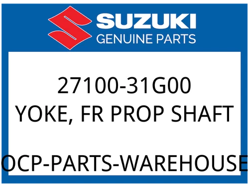 YOKE, FR PROP SHAFT