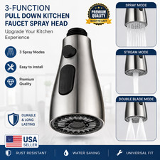 Spray Head Pull Down Kitchen Faucet Replacement Part American Standard 2 Colors
