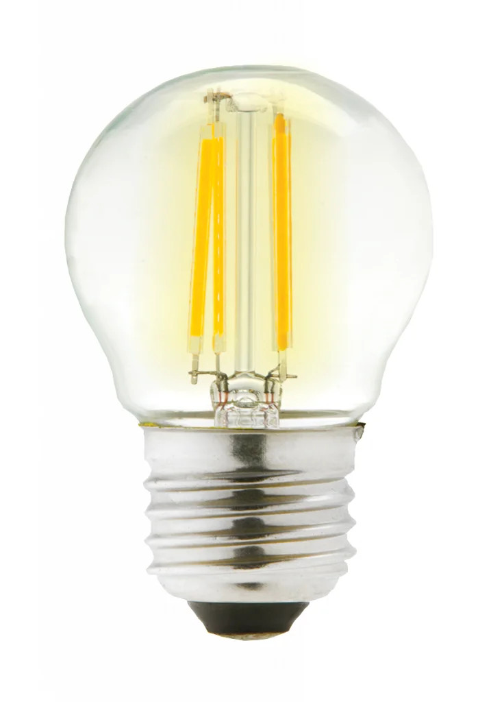4w LED Filament Golf Ball Clear Non-Dimmable E27 2700K LyvEco 4661