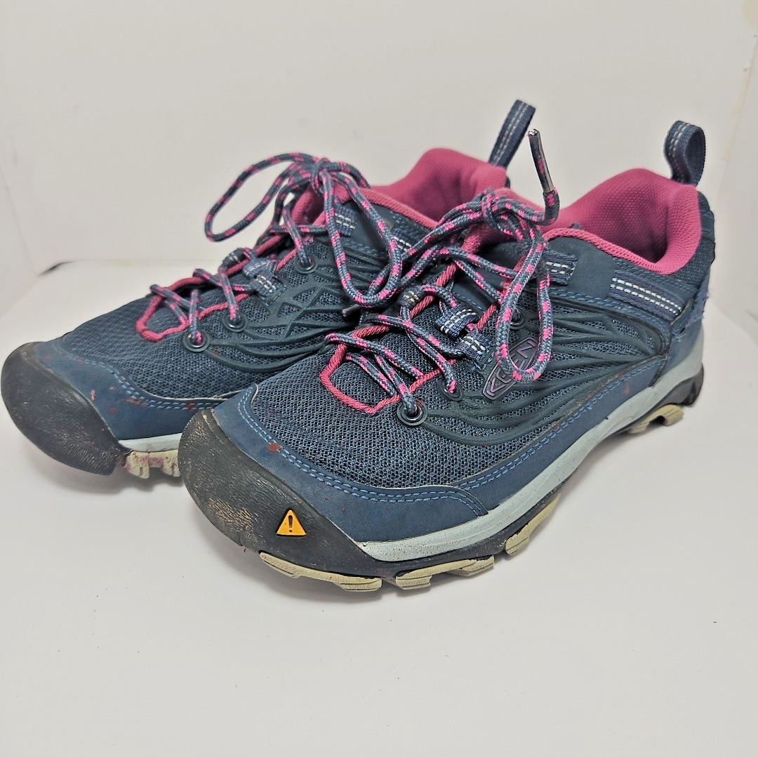 Scarpe da trekking Keen Saltzman. Donna taglia 5 (EU 35 UK 2 5) rosa e grigio