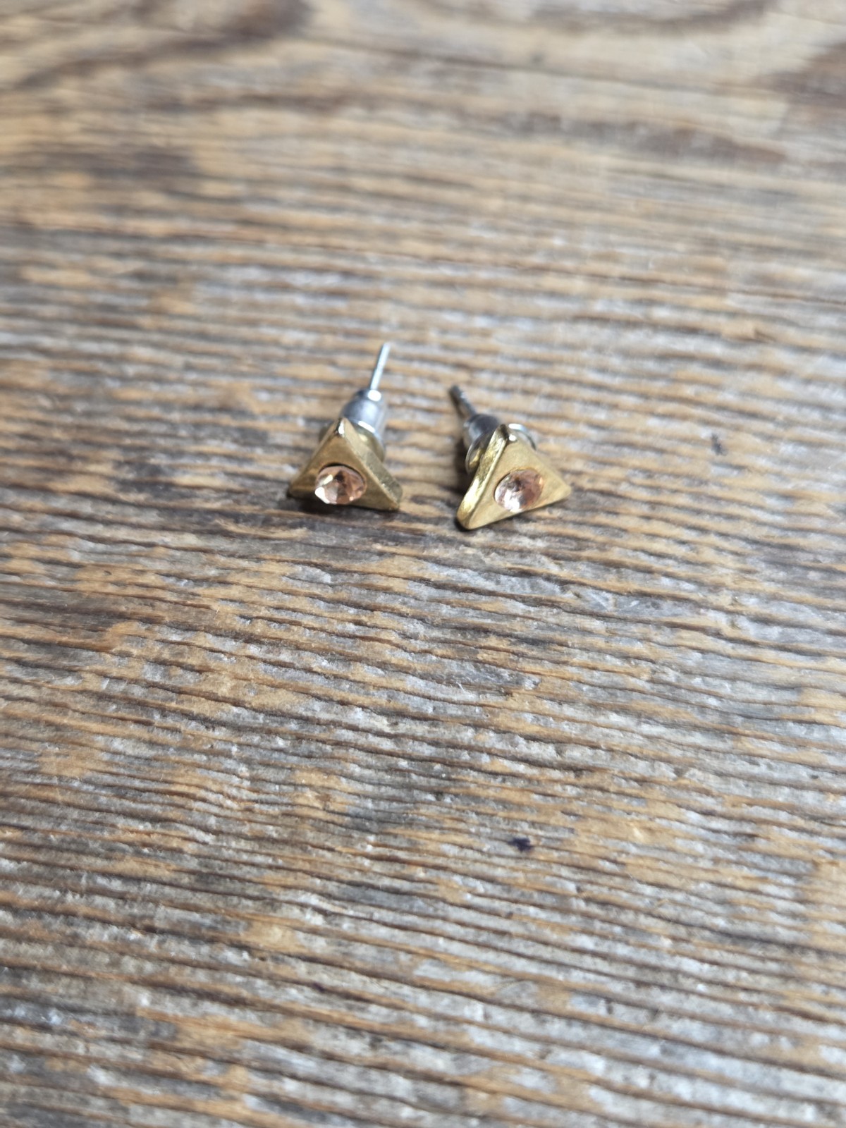 Bundle Of Three Triangular Shaped Earrings - image 2