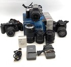 Canon Eos Rebel Digital Camera With Accessories Lot Of 3