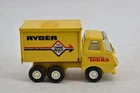 Vintage Tonka Mini Yellow Ryder Pressed Steel Moving Box Truck