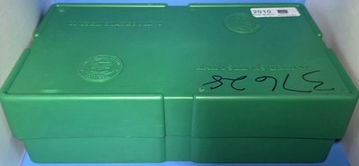 EMPTY Green Monster Box U.S. Mint From American Silver Eagles w/Both Trays