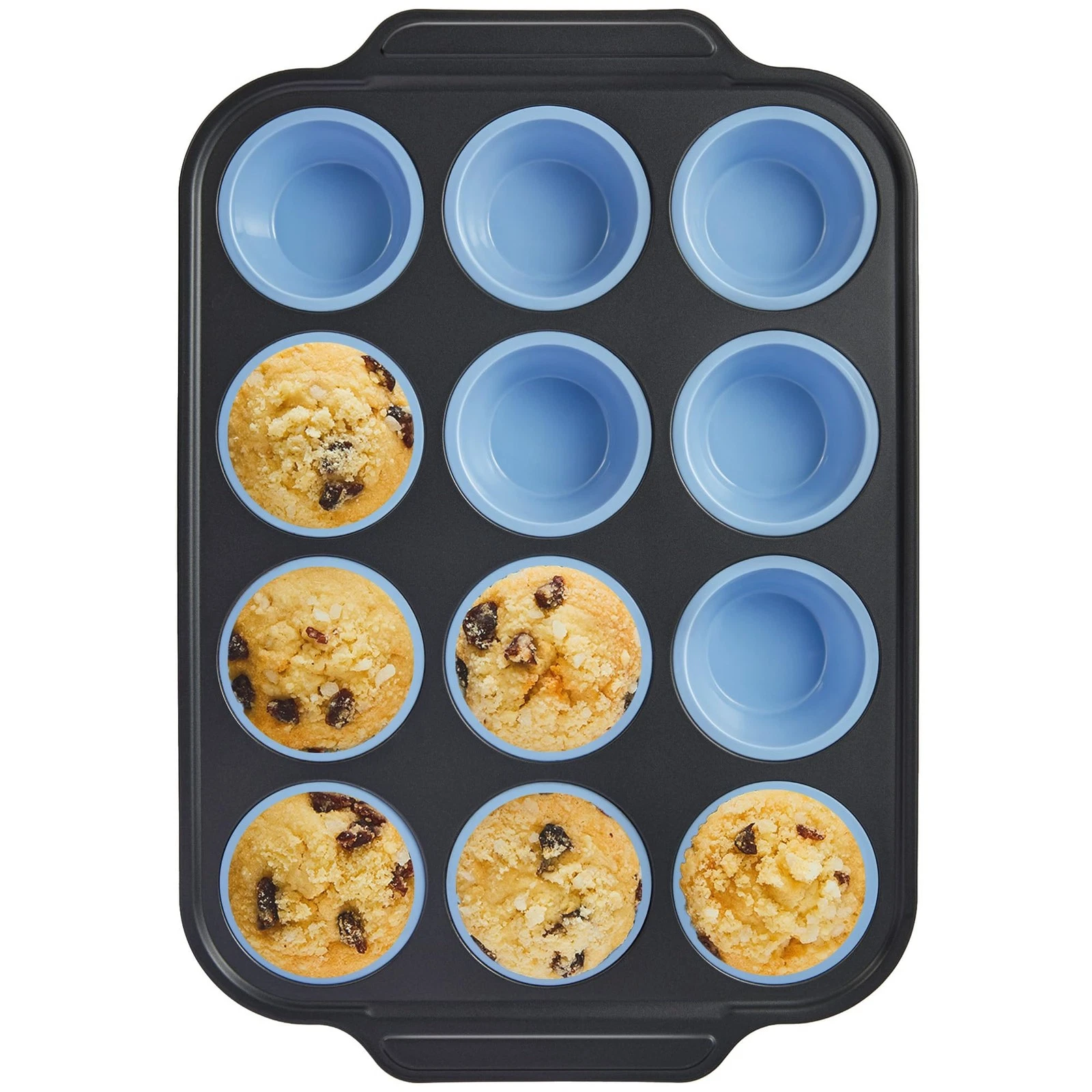 Silicone Muffin Pans for Baking with Metal Frame, Egg Bite Molds, Cupcake Pan...