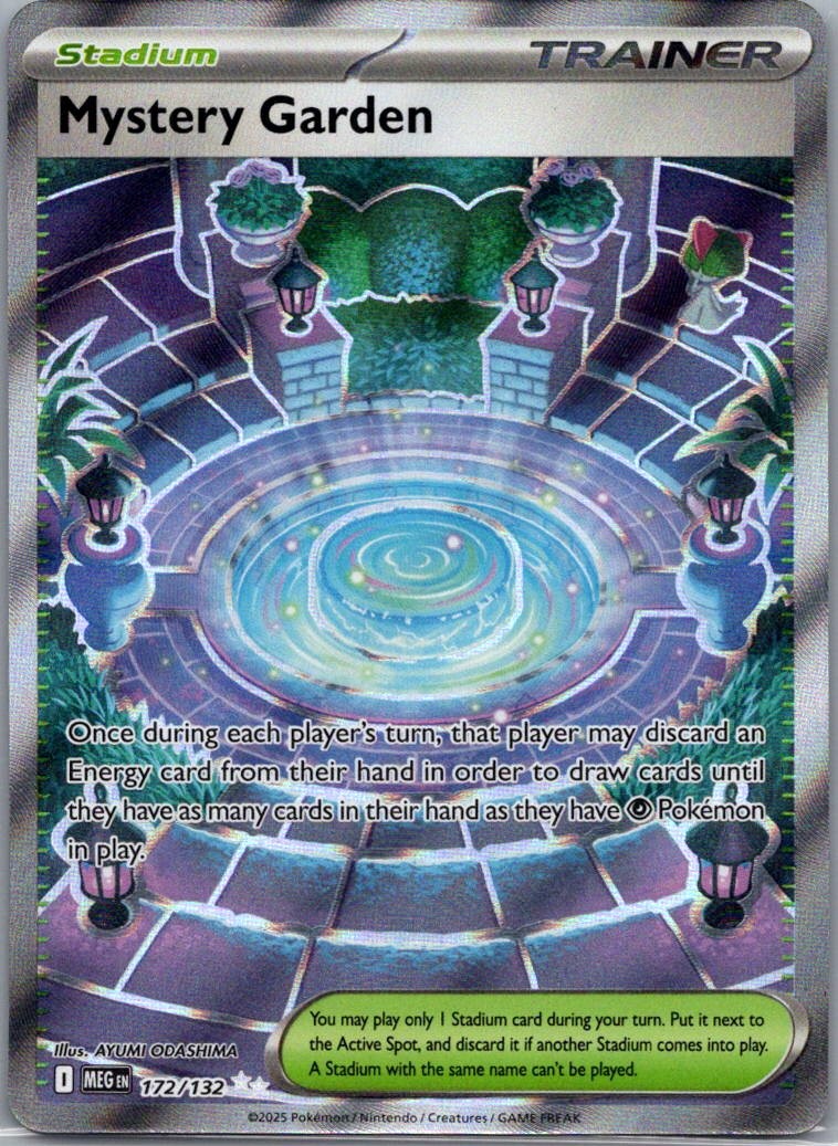Mystery Garden Ultra Rare ME01: Mega Evolution 172/132 LP-NM