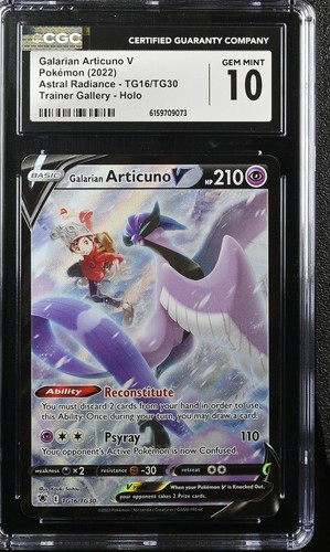 Galarian Articuno V graded CGC 10 for sale on eBay