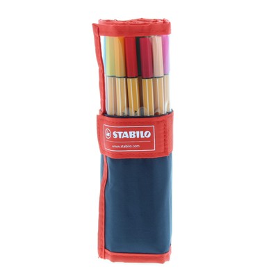 Fineliner - STABILO point 88 - Rollerset of 25 - Assorted Colours