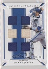 2019 Panini National Treasures Game Gear Material Sixes 3/99 Danny Jansen q2l