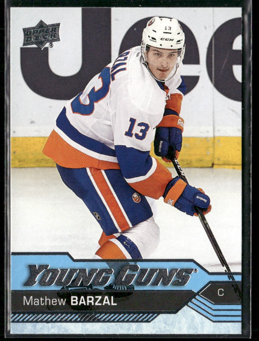 2016-17 Upper Deck #458 Mathew Barzal Young Guns