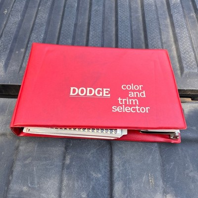 1979 Dodge Data Book Color Trim Selector Dealer Albums Colt Challenger Magnum