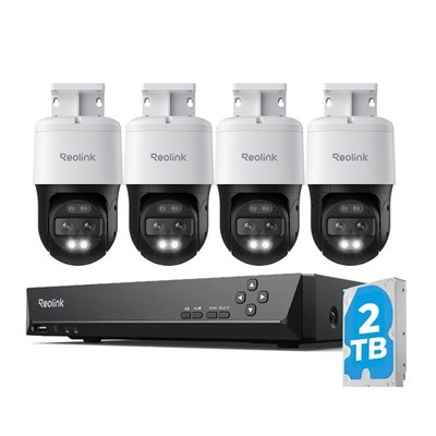 Reolink 8CH PoE NVR Überwachungssystem 2TB NVR mit Außen PoE Kamera TrackMix PoE