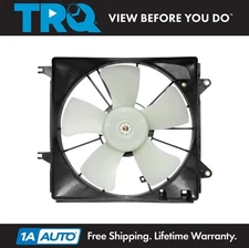 TRQ Radiator Cooling Fan Assembly for 07-13 Suzuki SX4 Manual Transmission