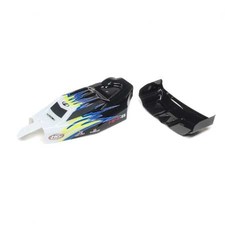 Losi Body Wing Black/White Mini-B LOS210020 Car/Truck Bodies wings Decals