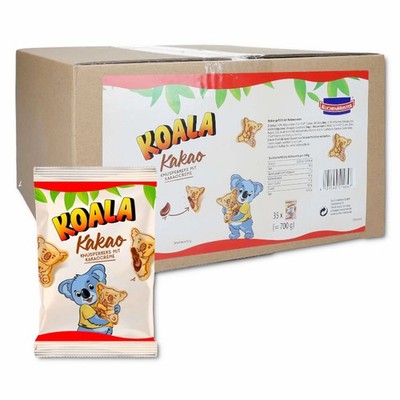 (26,59 /1kg) KuchenMeister Koala Kakao, Kekse, 35 Beutel je 20g