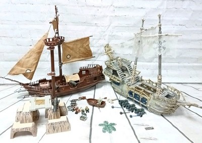 LOT Mega Bloks 3620 PYRATES STORMSTALKER 3660 PHANTOM 3676 SMUGGLER'S NOT COMPLE