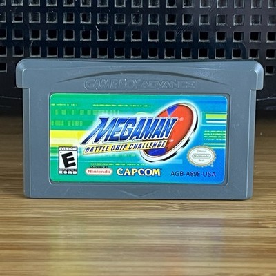 Mega Man Battle Chip Challenge (Nintendo Game Boy Advance, 2004) GBA Authentic
