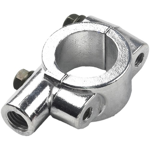 Brand New Mirrors Mount Holder Motorcycle Aluminum Alloy Bracket Chrome - Picture 2 of 18