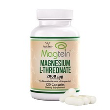 Magtein Magnesium L-Threonate 2000mg by Double Wood - 100 Capsules 0.07 per thousand milligrams