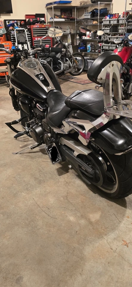 Yamaha Roadstar Warrior 260 mm basculante neumático ancho 260 Metzeler trasero XV1700 XV Foto 2 de 4