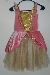 Revolution Dance Ballet Costume Rose Pink Size Child Large NICE