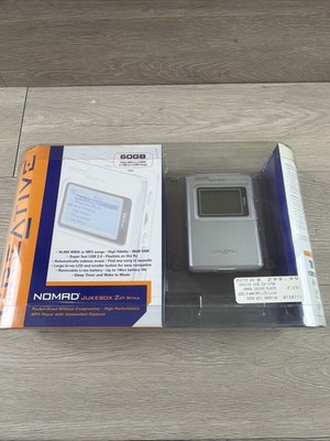 Creative Labs Nomad Jukebox Zen Xtra Silver 3.5'' LCD 60GB Digital Media Player