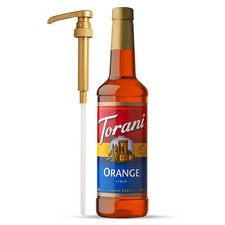 Torani Orange Syrup, Pump Included, 25.4 Oz