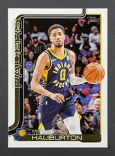 2025-26 Topps Basketball Base 47 Tyrese Haliburton - Indiana Pacers