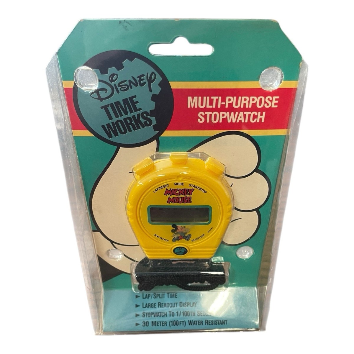 Mickey Mouse Yellow Disney Time Works Multi-Purpose Stopwatch | eBay