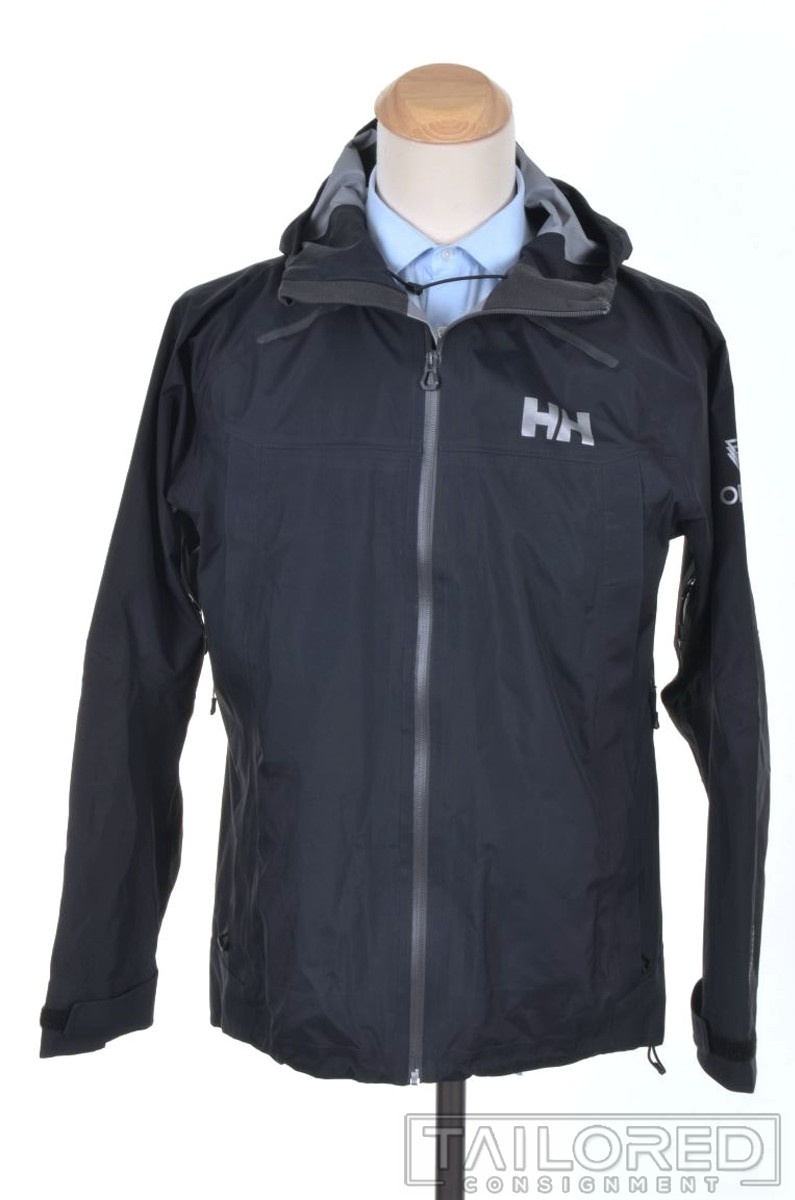 HELLY HANSEN Odin Solid Black Polyamide Mens Shel… - image 1